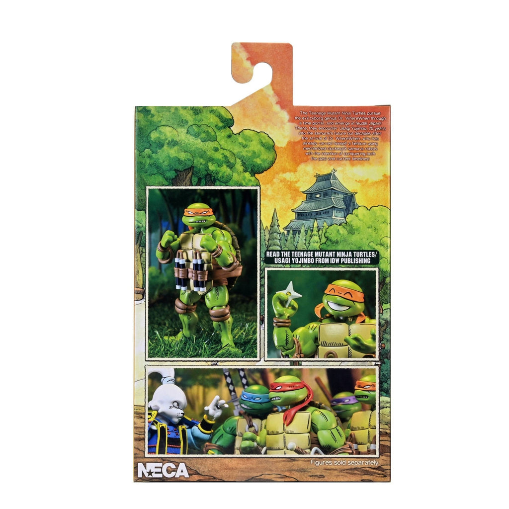 NECA Teenage Mutant Ninja Turtles x Usagi Yojimbo - Ultimate Michelangelo Action Figure
