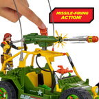 Teenage Mutant Ninja Turtles x G.I. Joe All-Weather and Environment (AWE) Shell-Striker Vehicle with Action Figure