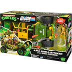 Teenage Mutant Ninja Turtles x G.I. Joe All-Weather and Environment (AWE) Shell-Striker Vehicle with Action Figure
