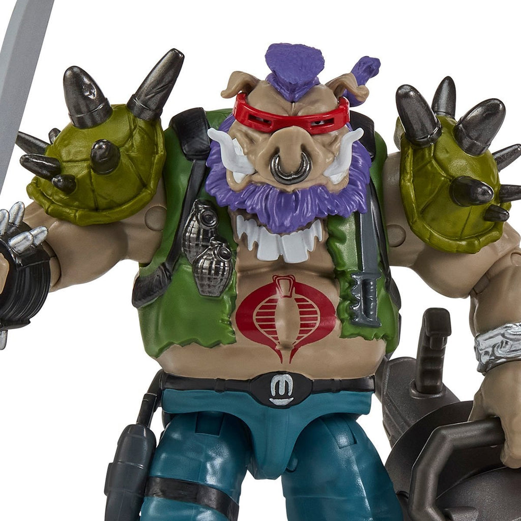 Teenage Mutant Ninja Turtles x G.I. Joe Bebop x Ripper Action Figure