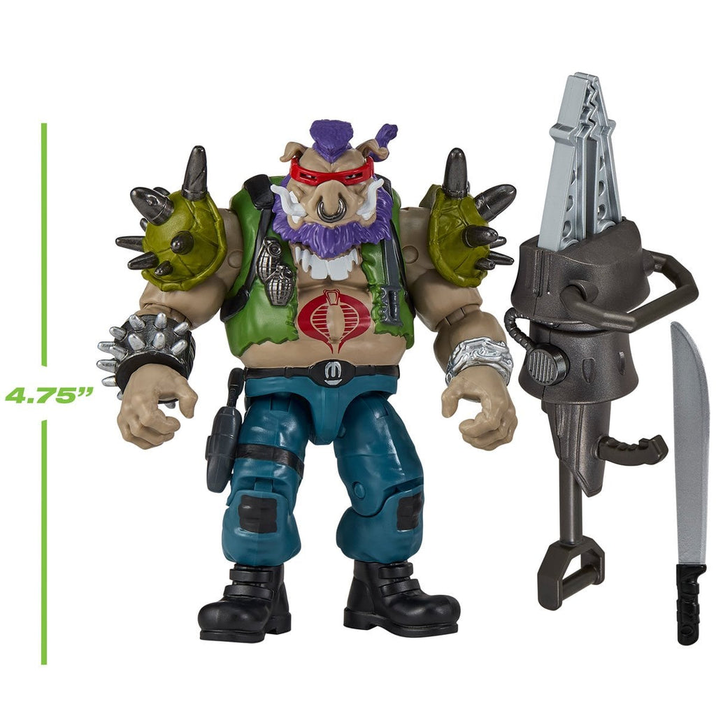 Teenage Mutant Ninja Turtles x G.I. Joe Bebop x Ripper Action Figure