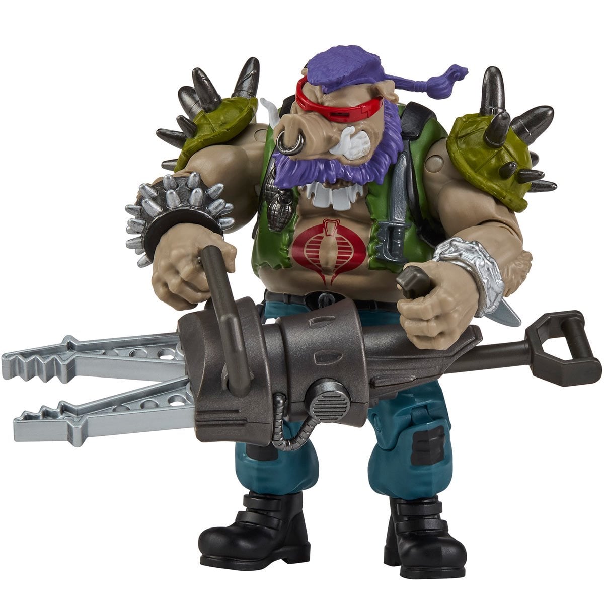 Teenage Mutant Ninja Turtles x G.I. Joe Bebop x Ripper Action Figure