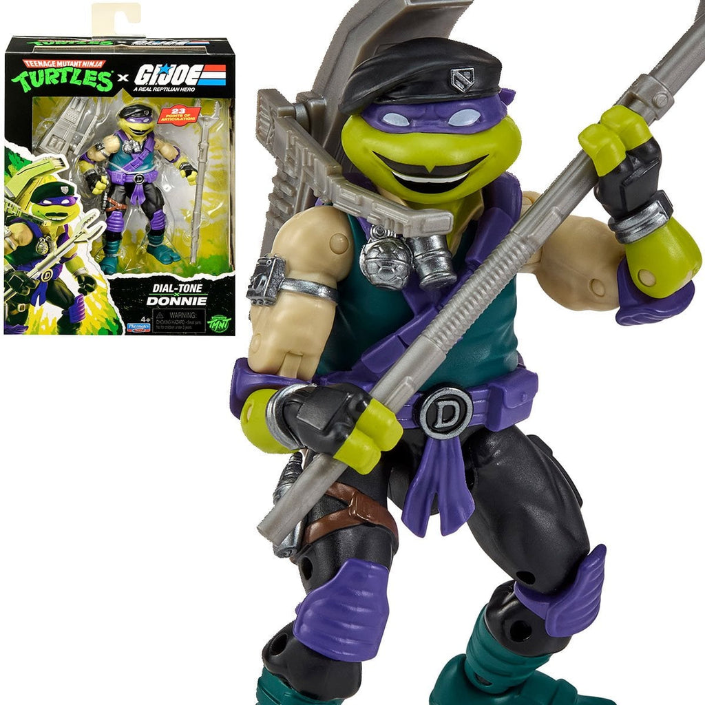 Teenage Mutant Ninja Turtles x G.I. Joe Donnie x Dial-tone Action Figure