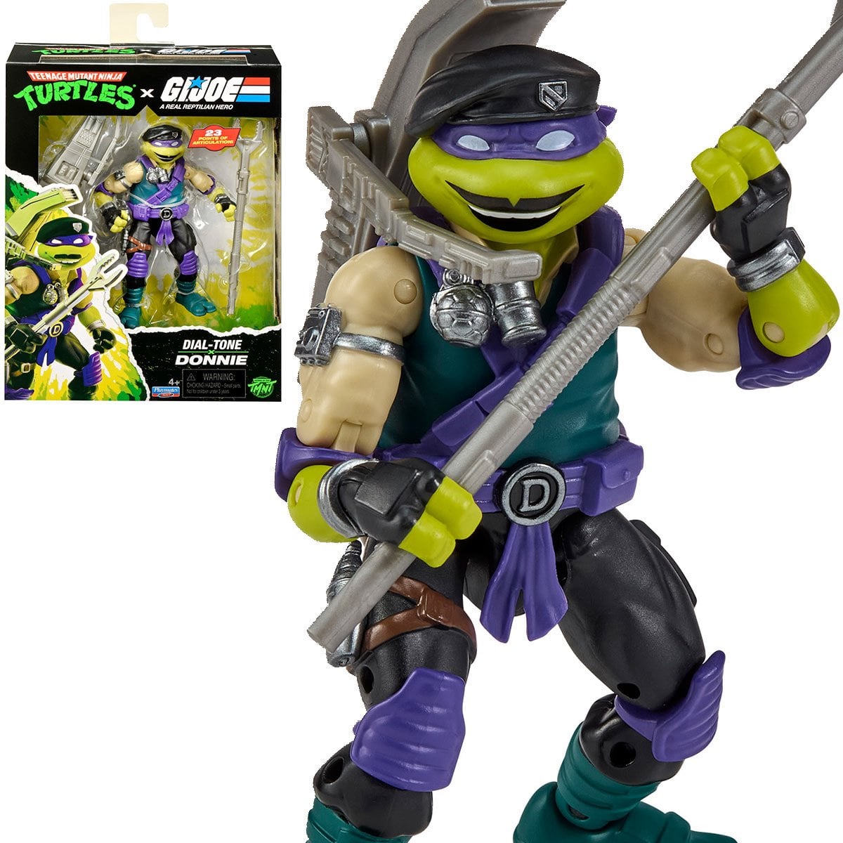 Teenage Mutant Ninja Turtles x G.I. Joe Donnie x Dial-tone Action Figure