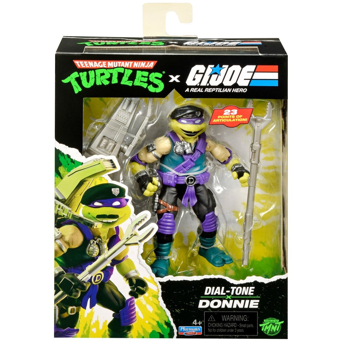 Teenage Mutant Ninja Turtles x G.I. Joe Donnie x Dial-tone Action Figure