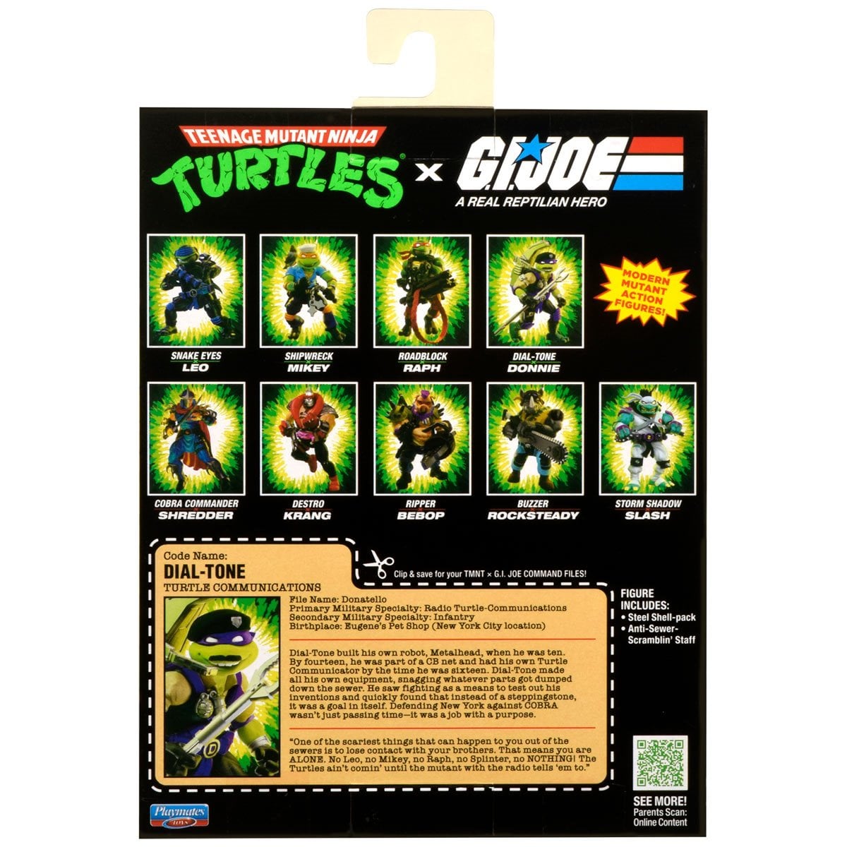 Teenage Mutant Ninja Turtles x G.I. Joe Donnie x Dial-tone Action Figure