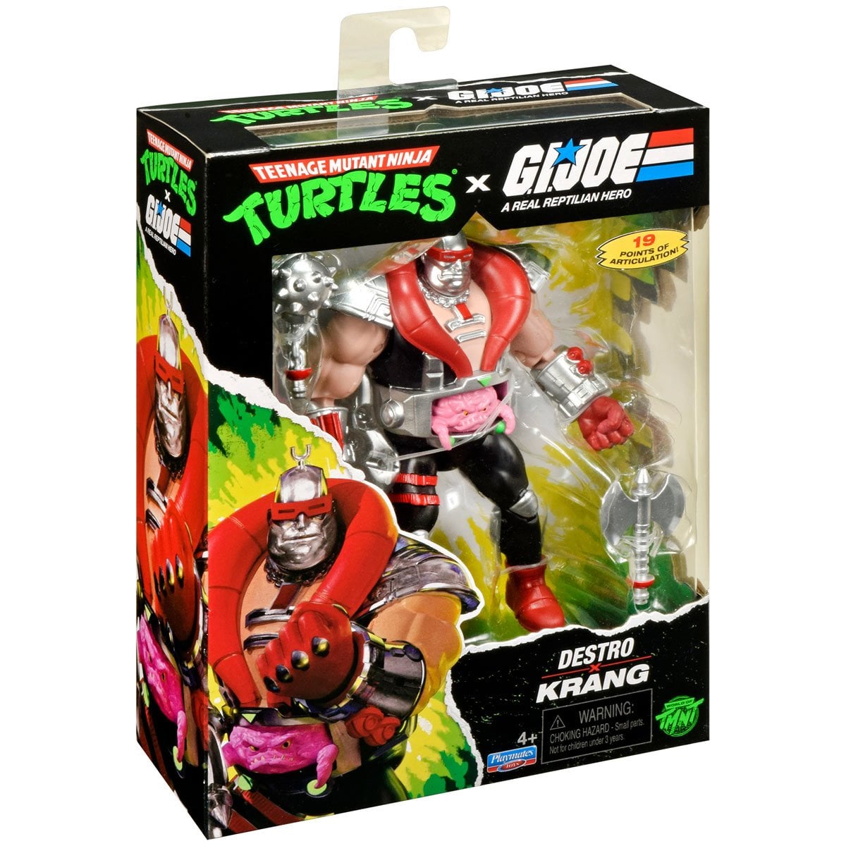 Teenage Mutant Ninja Turtles x G.I. Joe Krang Droid x Destro Action Figure