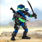 Teenage Mutant Ninja Turtles x G.I. Joe Leonardo x Snake Eyes Action Figure