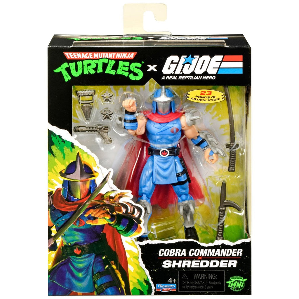 Teenage Mutant Ninja Turtles x G.I. Joe Shredder x Cobra Commander Action Figure