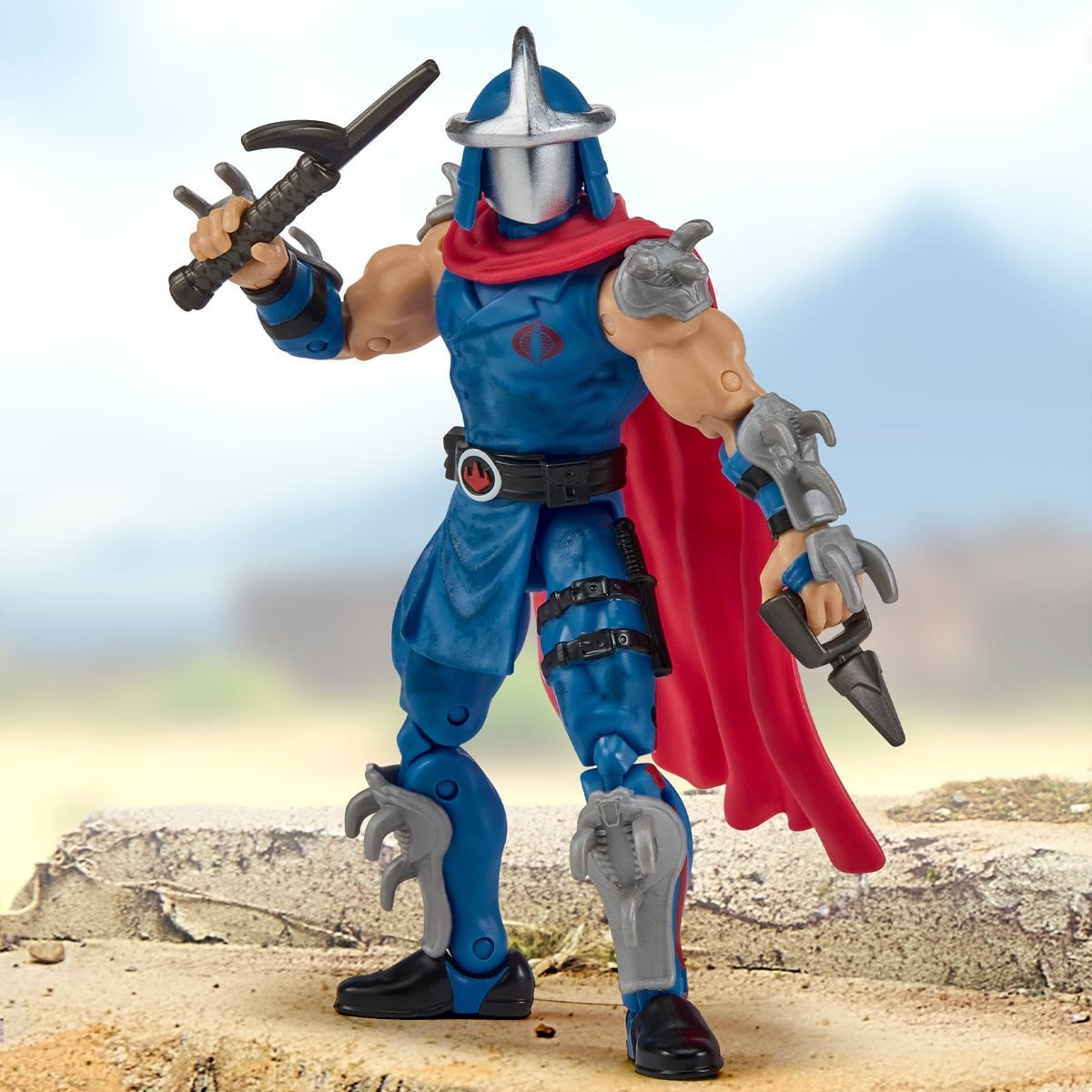 Teenage Mutant Ninja Turtles x G.I. Joe Shredder x Cobra Commander Action Figure