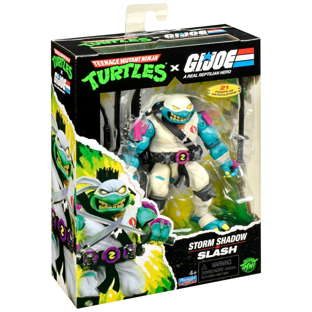 Teenage Mutant Ninja Turtles x G.I. Joe Slash x Storm Shadow Action Figure