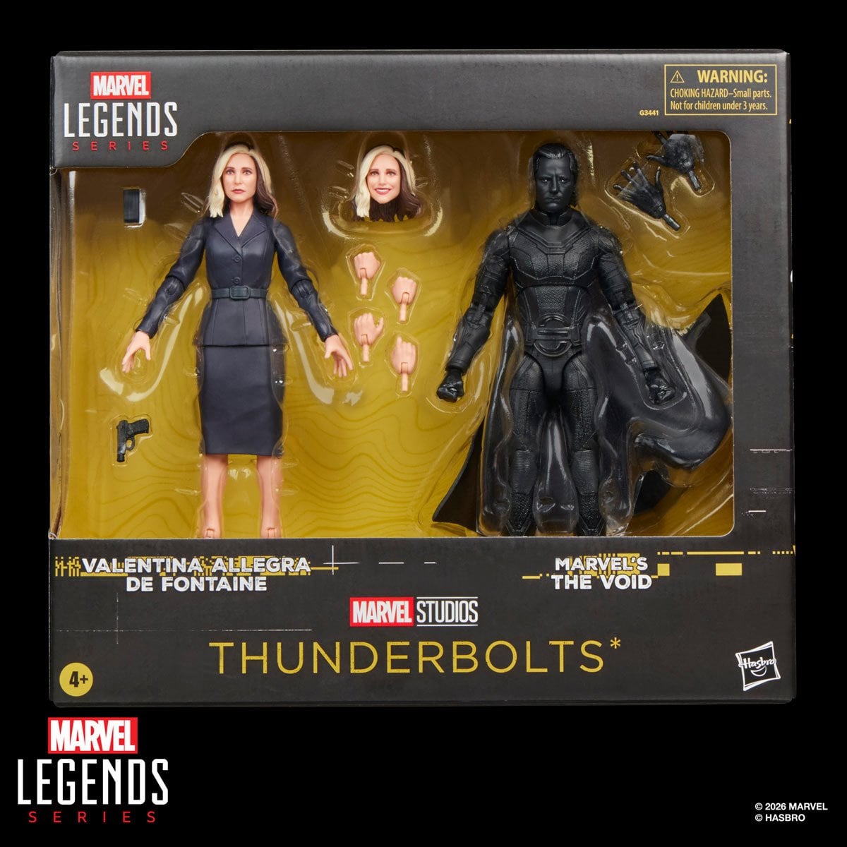 Marvel Legends Series Thunderbolts Valentina Allegra de Fontaine and The Void 6-Inch Action Figures