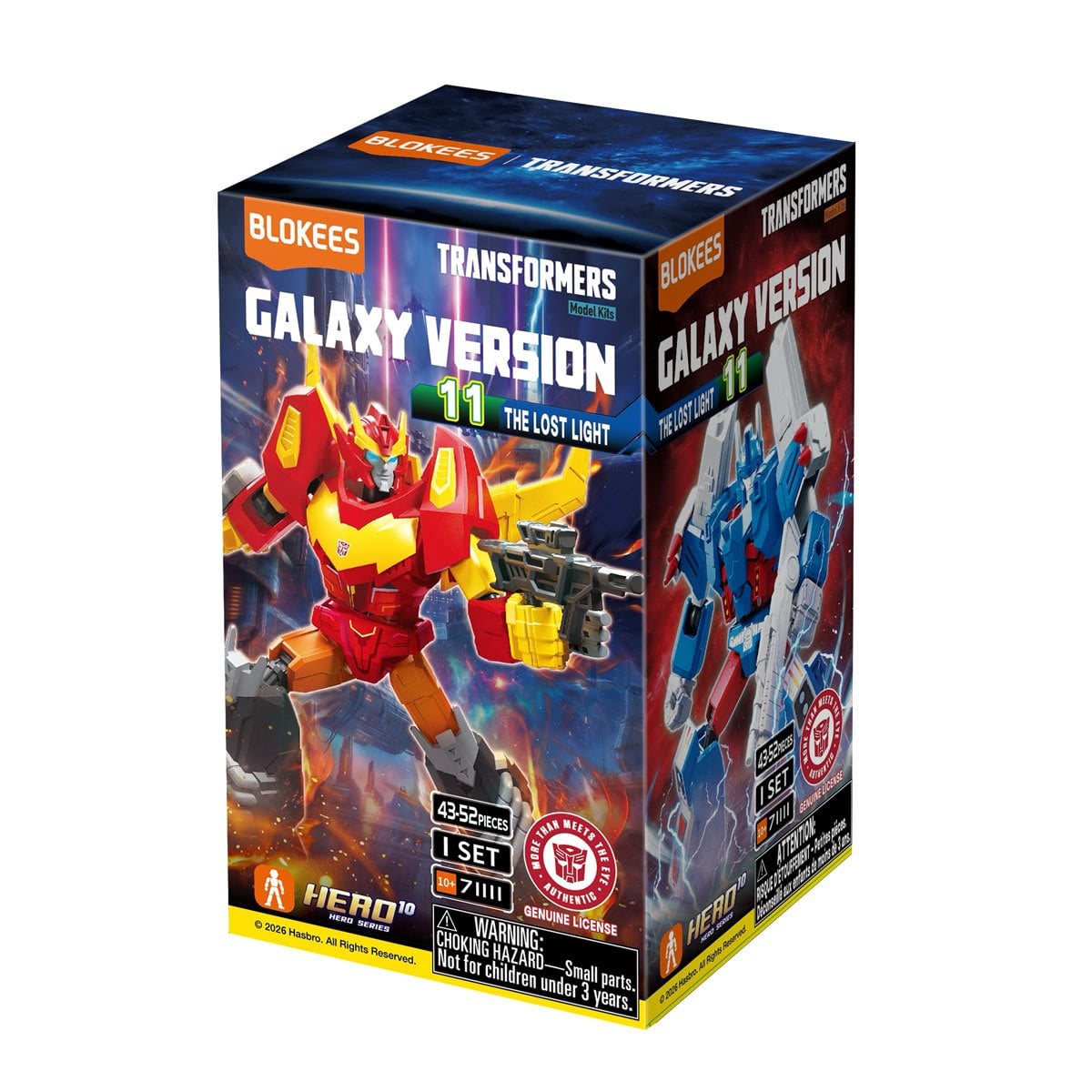 Transformers Galaxy Version 11 Transformers: The Lost Light Blokees Blind Box Model Kit (Single Blind Box)