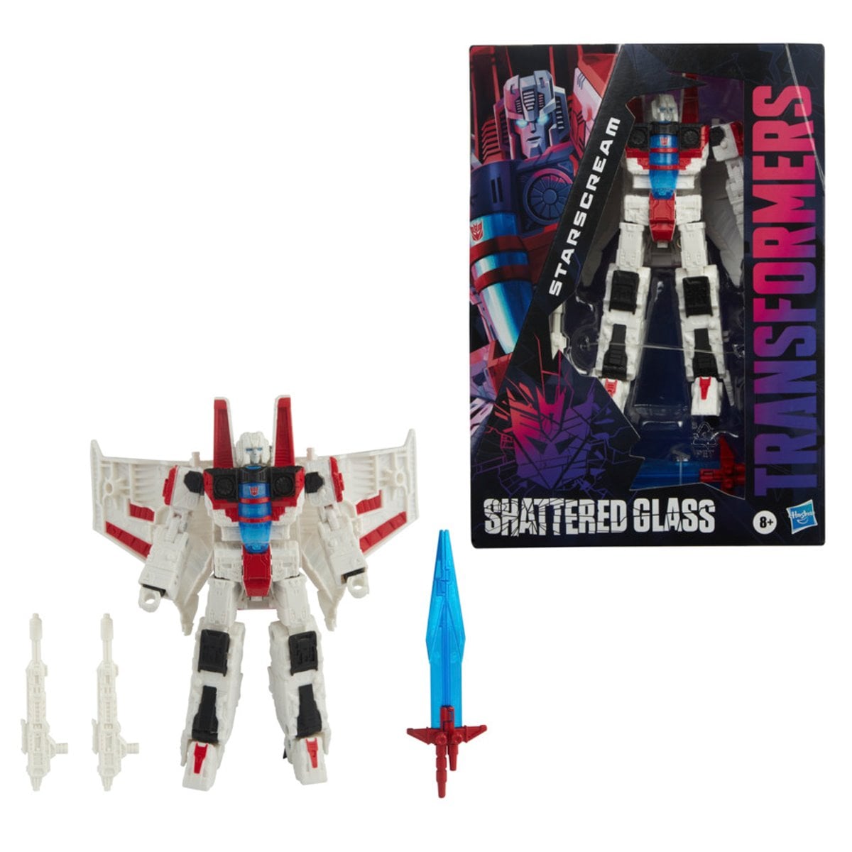 Transformers Generations Shattered Glass Collection Voyager Class Starscream Action Figure