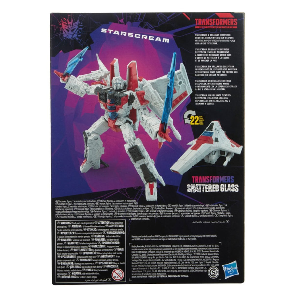 Transformers Generations Shattered Glass Collection Voyager Class Starscream Action Figure