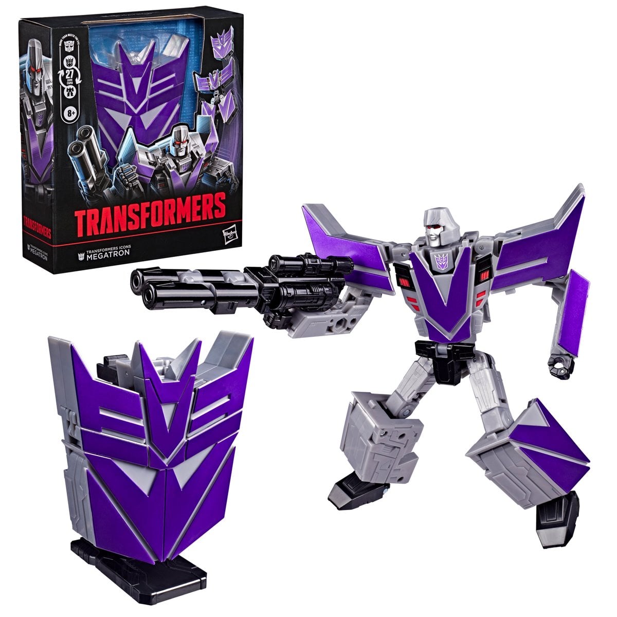 Transformers Icons Megatron Action Figure with Display Stand