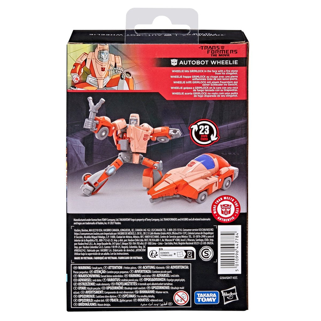 Transformers Studio 86 Series Deluxe Class The Transformers: The Movie Wheelie