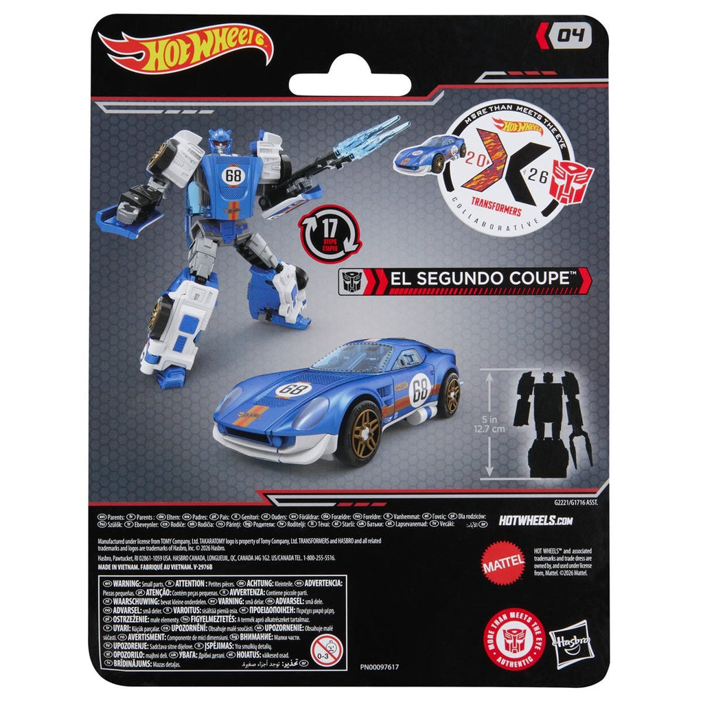 Transformers x Hot Wheels Collaborative El Segundo Coupe 5-Inch Figure