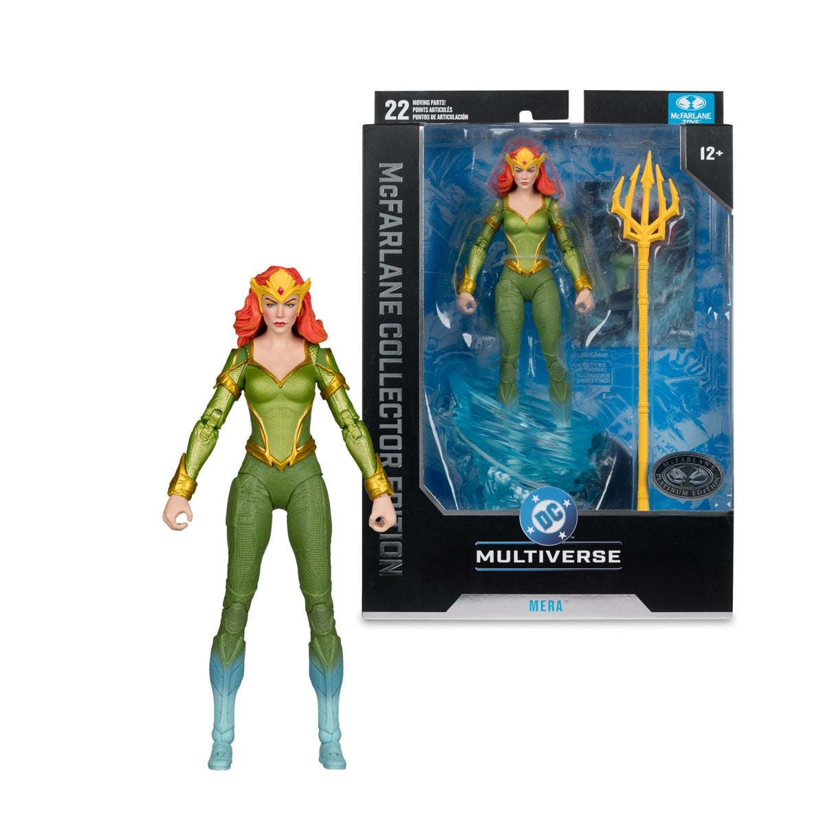 McFarlane Collector Edition Wave 16 Mera DC Classic #67 (Platinum Edition Chase) 7-Inch Scale Action Figure