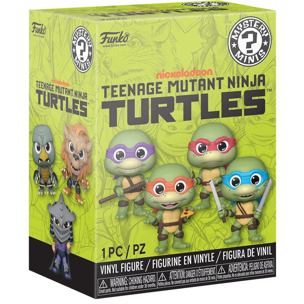 Funko Mystery Minis Teenage Mutant Ninja Turtles II: The Secret of the Ooze Mini-Figure (Single Blind Box)