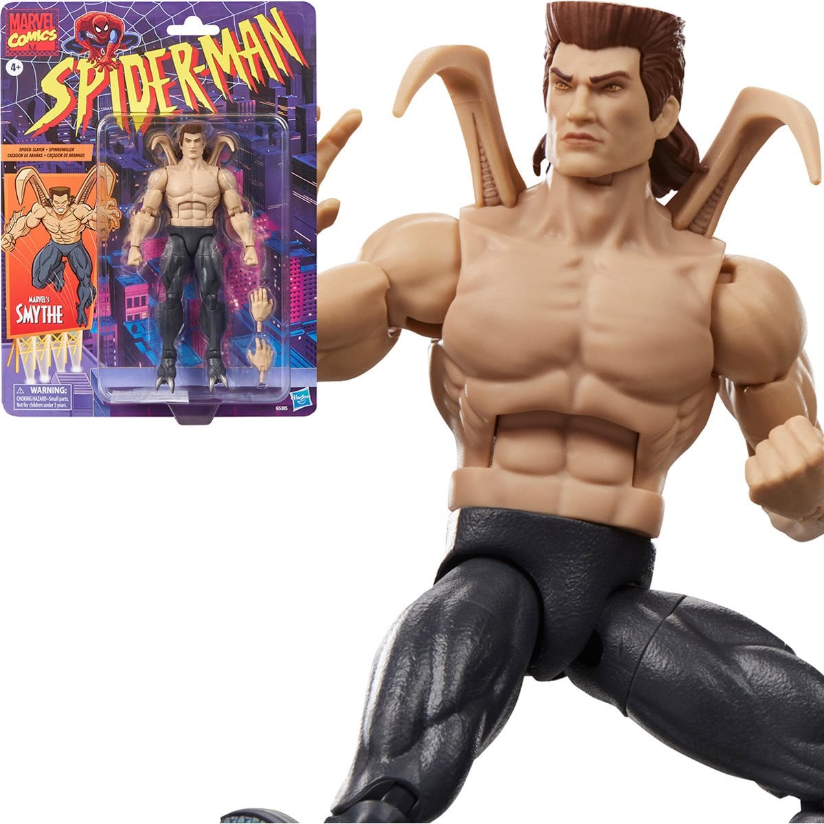 Marvel Legends Spider-Man: The Animated Series Smythe Retro Cardback 6-Inch Action Figure