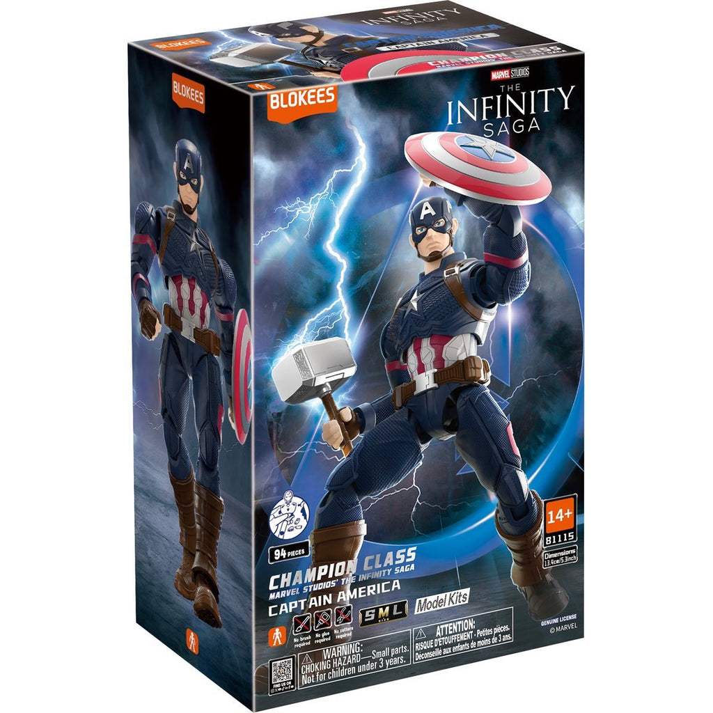 Blokees Marvel Infinity Saga Captain America Champion Class CC03 Model Kit