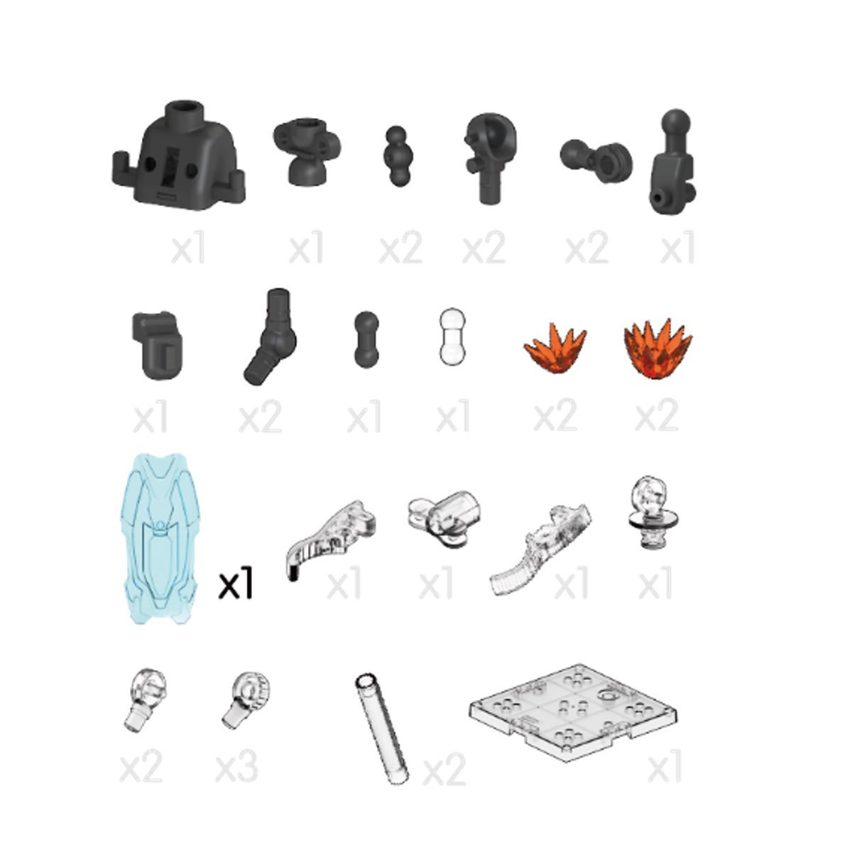 Marvel Infinity Saga Blokees Iron Man MK85 Champion Class CC01 Model Kit