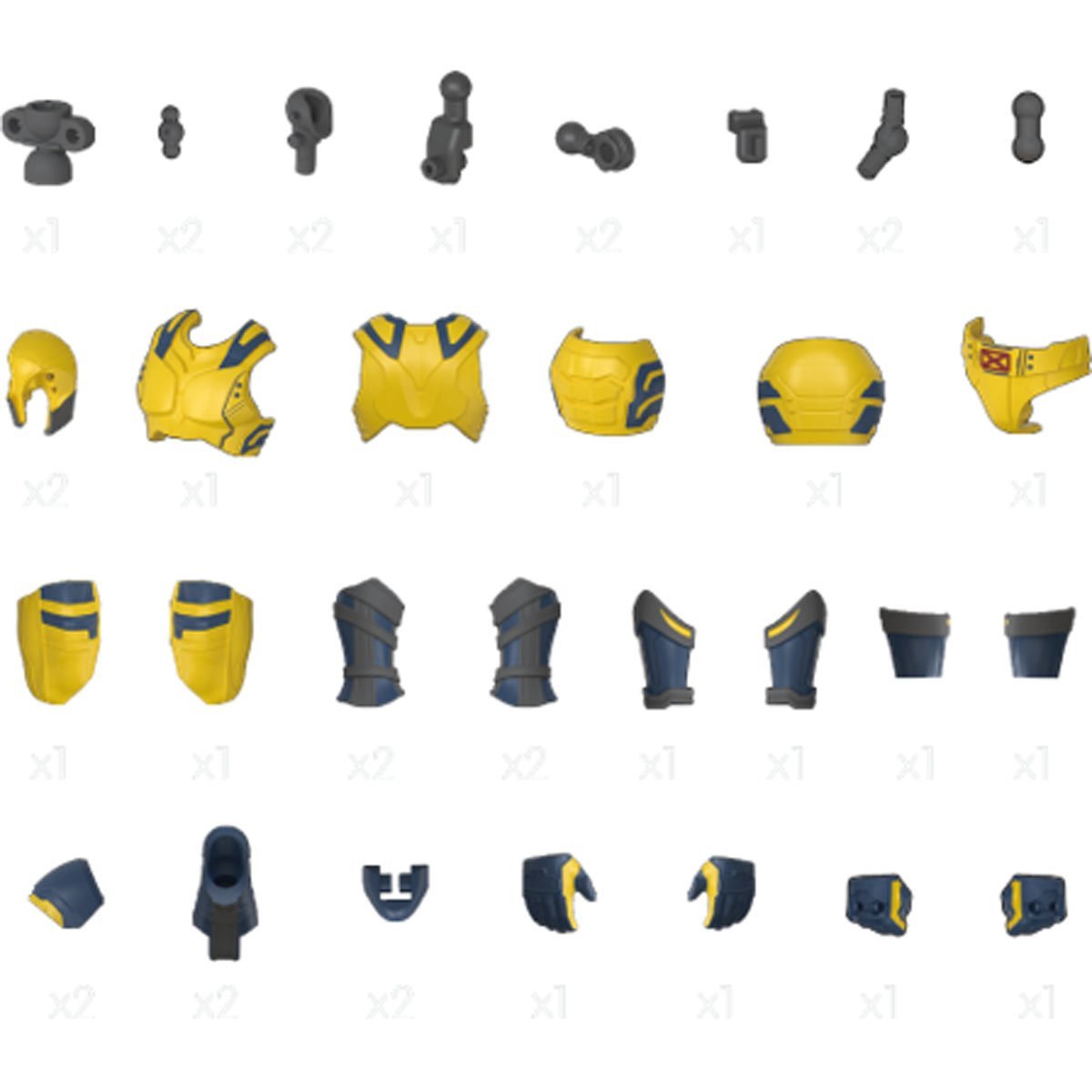 Marvel Infinity Saga Blokees Wolverine Champion Class CC05 Model Kit