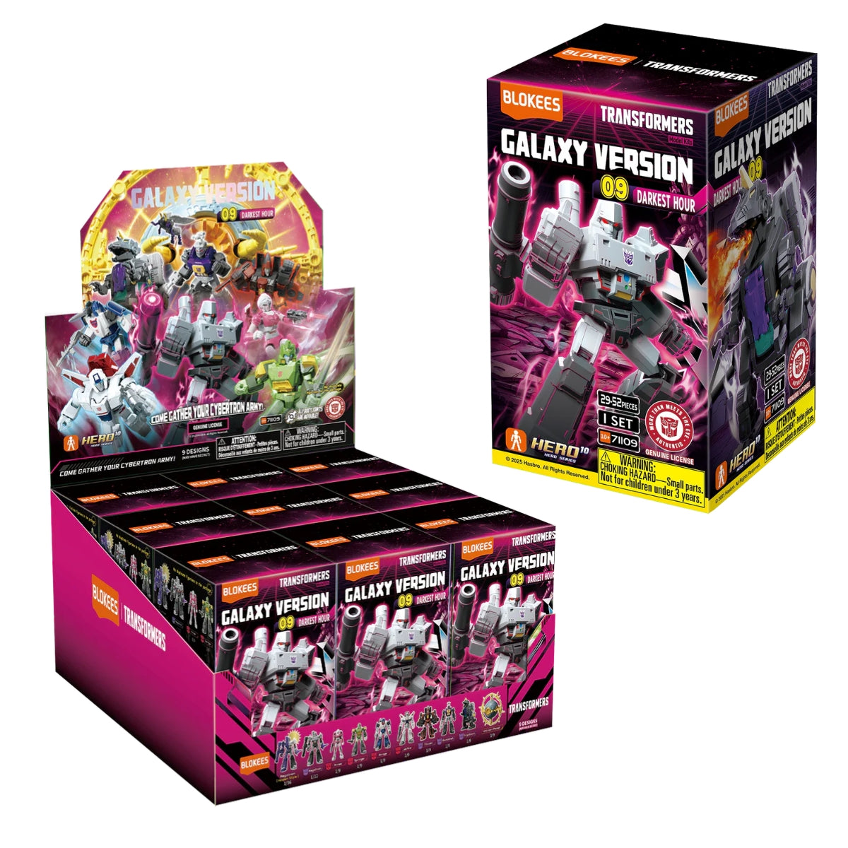 Blokees Transformers Galaxy Version 09 Darkest Hour Mini Model Kit (Case of 9)