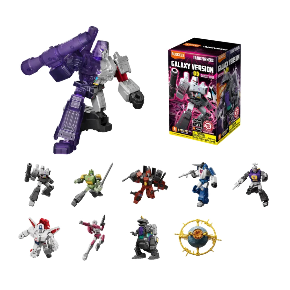 Blokees Transformers Galaxy Version 09 Darkest Hour Mini Model Kit (Case of 9)