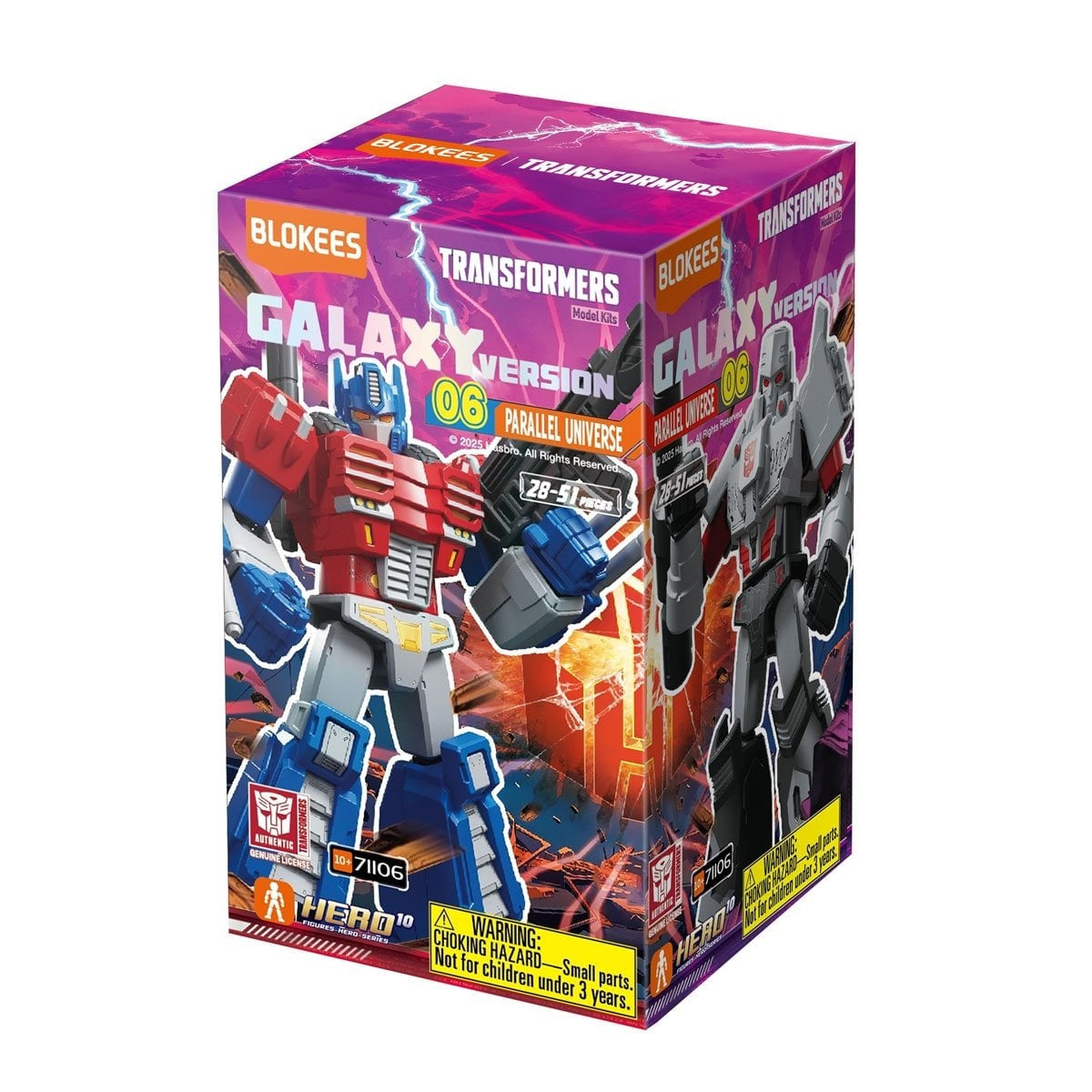 Blokees Transformers Galaxy Version 06 Parallel Universe Mini Model Kit (Single Blind Box)