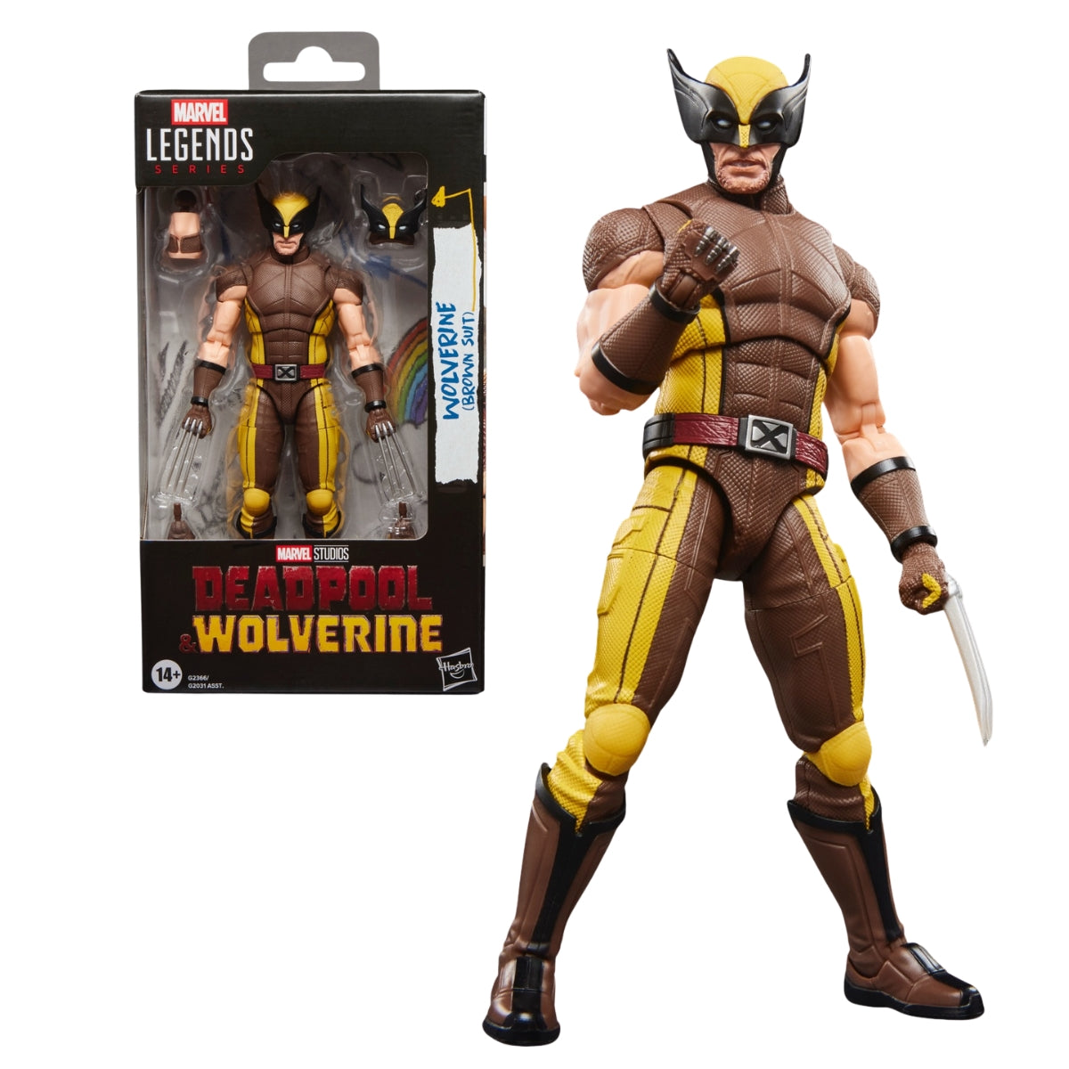 Marvel Legends Deadpool & Wolverine Wolverine (Brown Suit) Action Figure