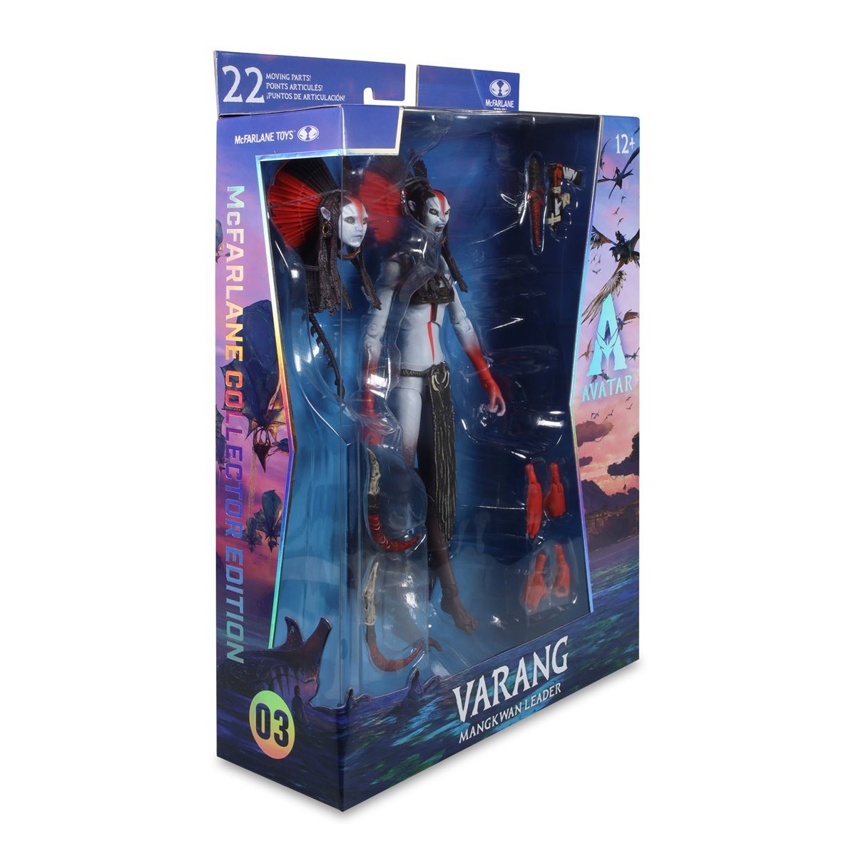 Avatar: Fire and Ash Varang Mangkwan Leader, McFarlane Collector Edition 7-Inch Scale Action Figure