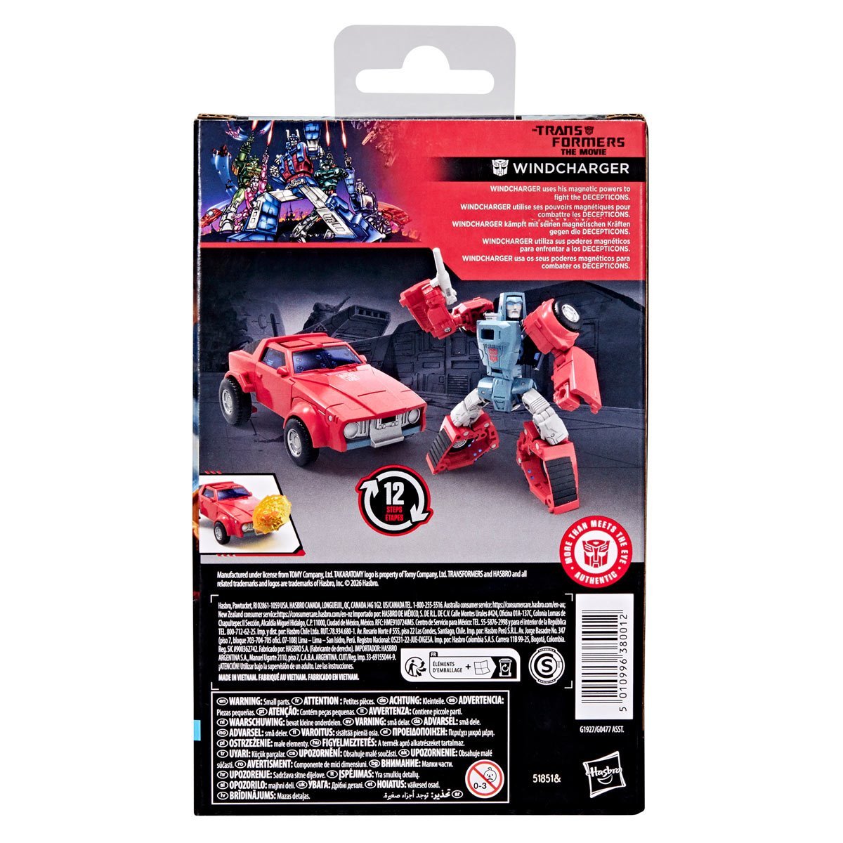 Transformers Studio Series 86 Deluxe Class Transformers: The Movie Autobot Windcharger