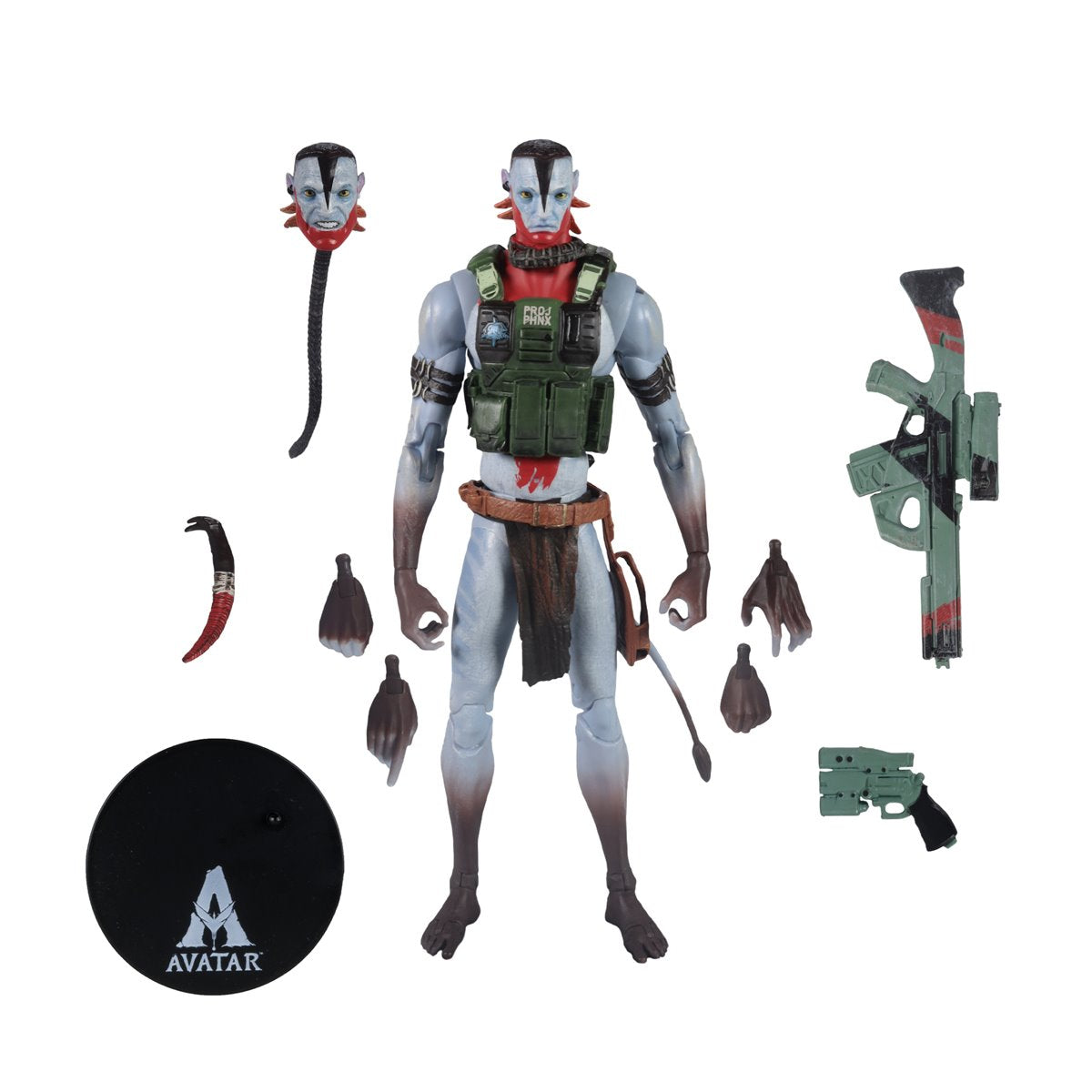 Avatar: Fire and Ash Quaritch Ash Warrior, McFarlane Collector Edition 7-Inch Scale Action Figure