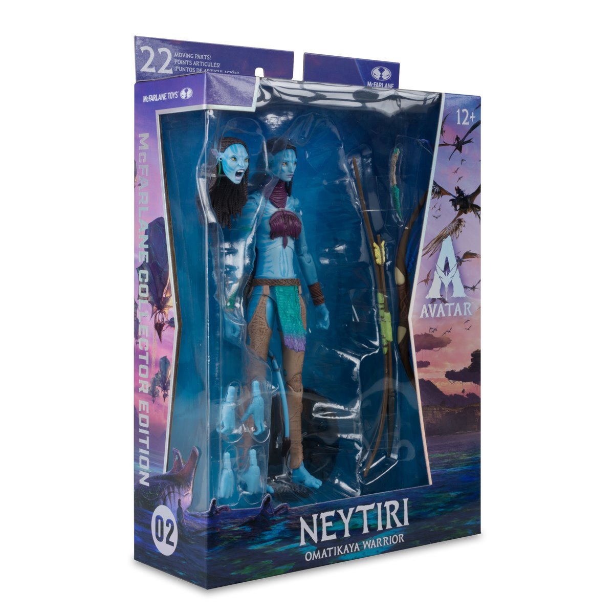 Avatar: Fire and Ash Neytiri Omatikaya Warrior, McFarlane Collector Edition 7-Inch Scale Action Figure