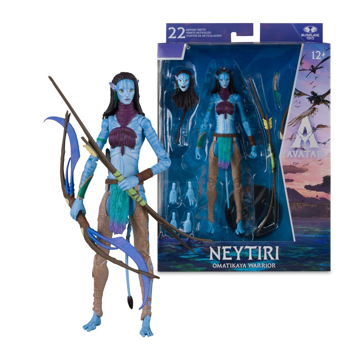 Avatar: Fire and Ash Neytiri Omatikaya Warrior, McFarlane Collector Edition 7-Inch Scale Action Figure