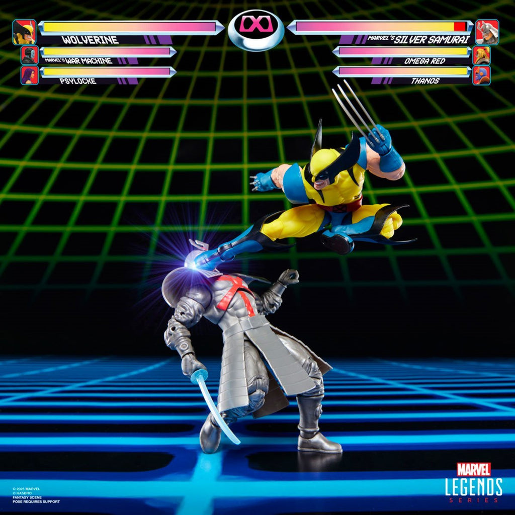 Marvel Legends Series Gamerverse Wolverine vs. Silver Samurai 6-Inch Action Figures