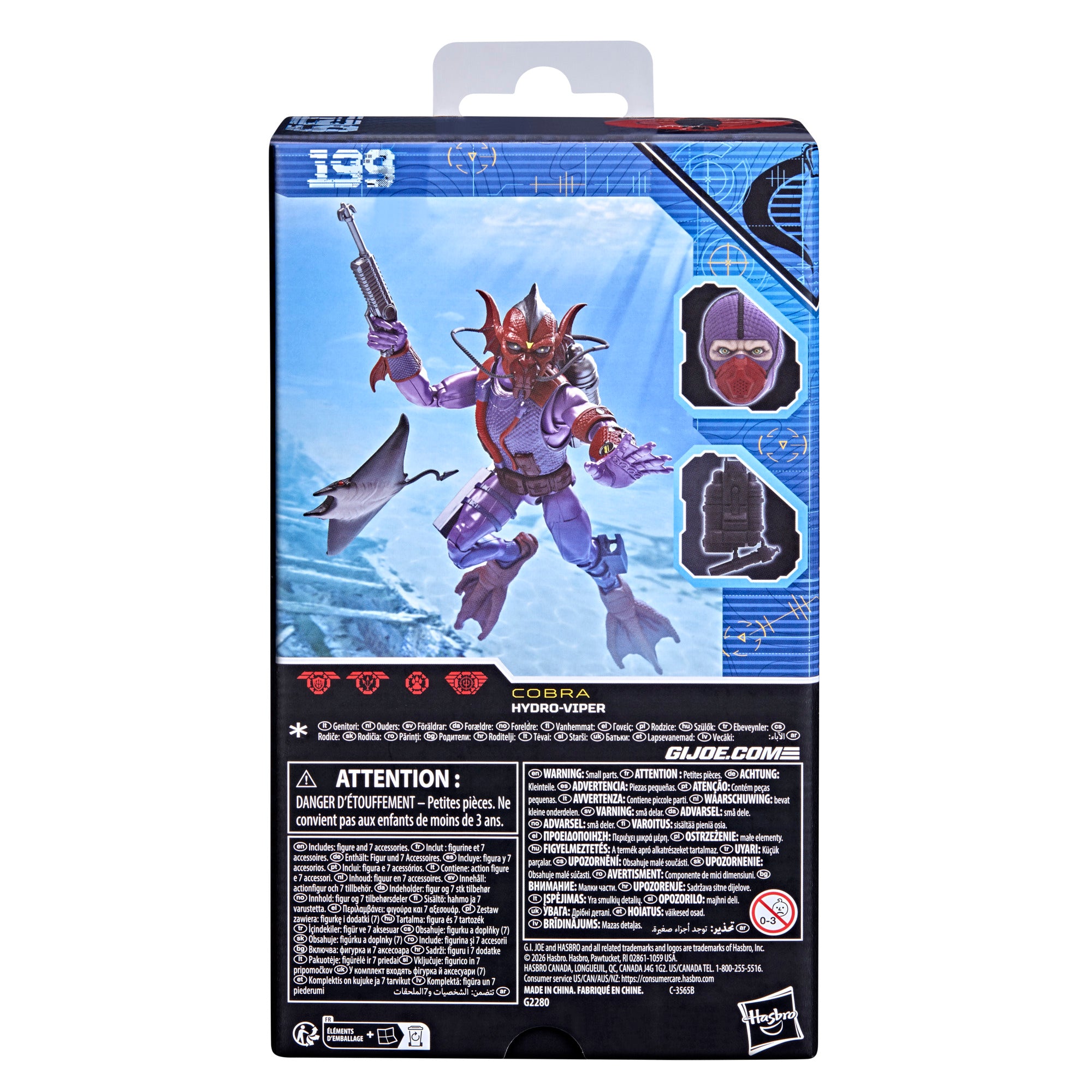 G.I. Joe Classified Series #199, Cobra Hydro-Viper Action Figure