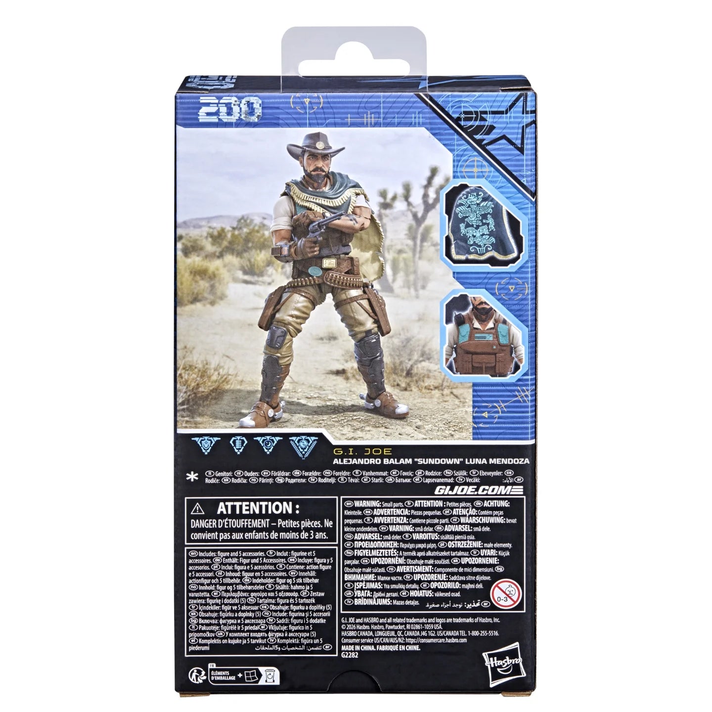 G.I. Joe Classified Series #200, Alejandro Balam "Sundown" Luna Mendoza Action Figure