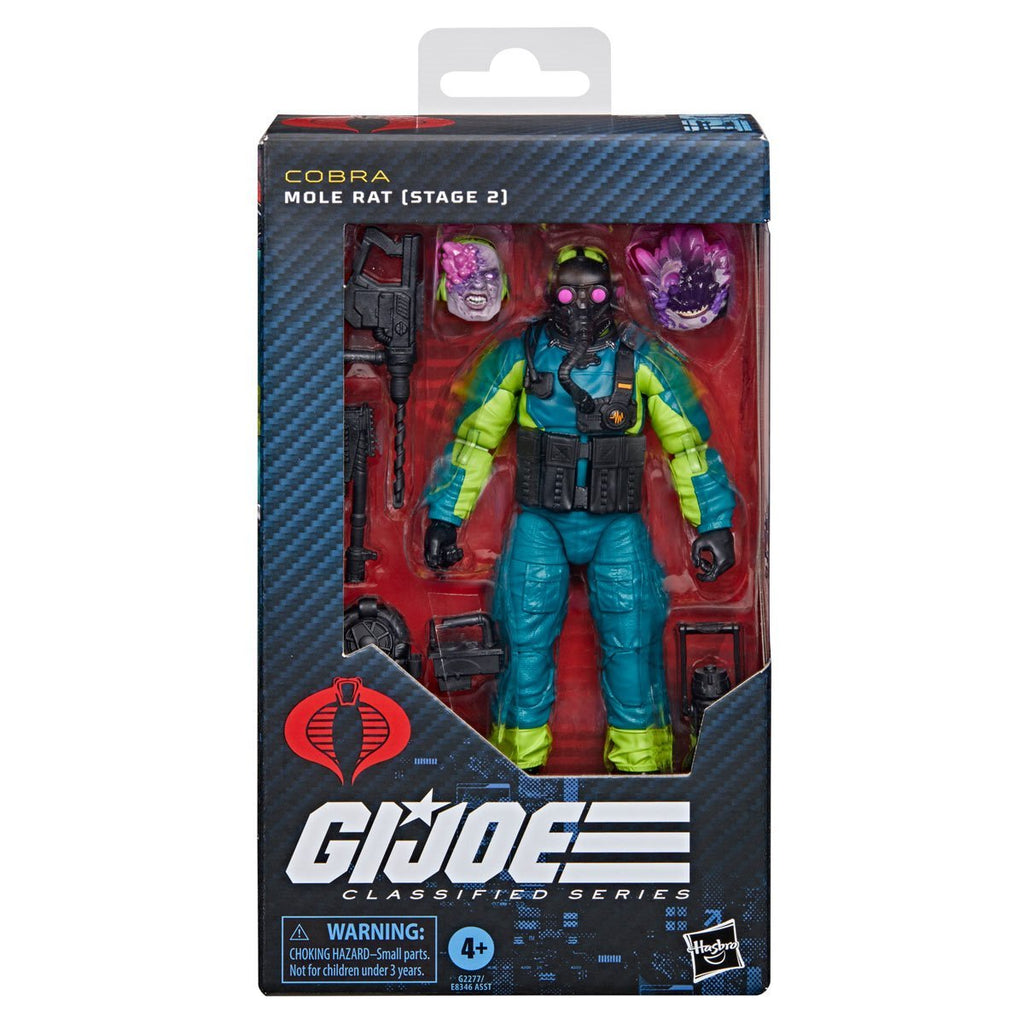 G.I. Joe Classified Series #190 Mole Rat (Stage 2) 6-Inch Action Figure, Wave 16