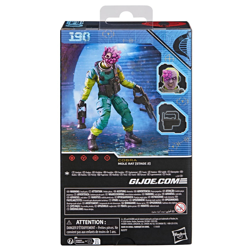 G.I. Joe Classified Series #190 Mole Rat (Stage 2) 6-Inch Action Figure, Wave 16