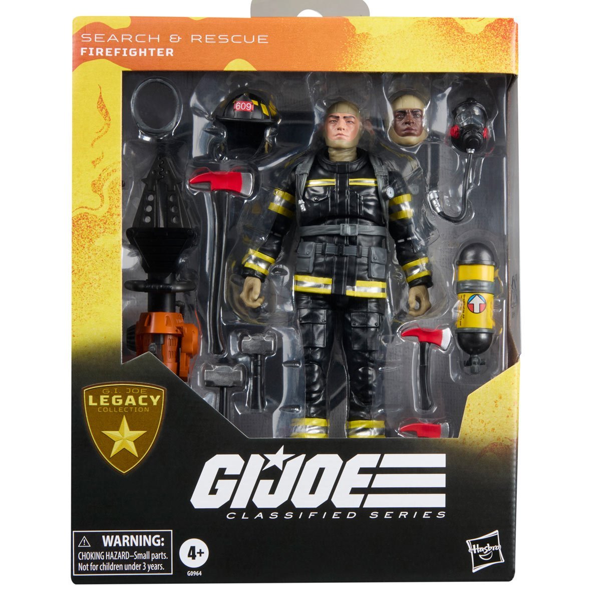 G.I. Joe Classified Series Search & Rescue Firefighter 6-Inch Action Figure