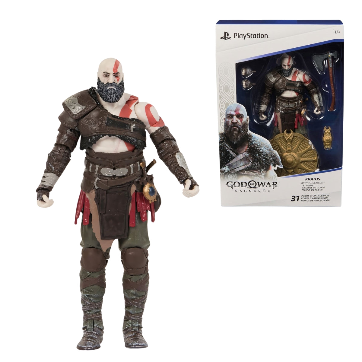 PlayStation Shapes Collection God of War Kratos 6-Inch Action Figure