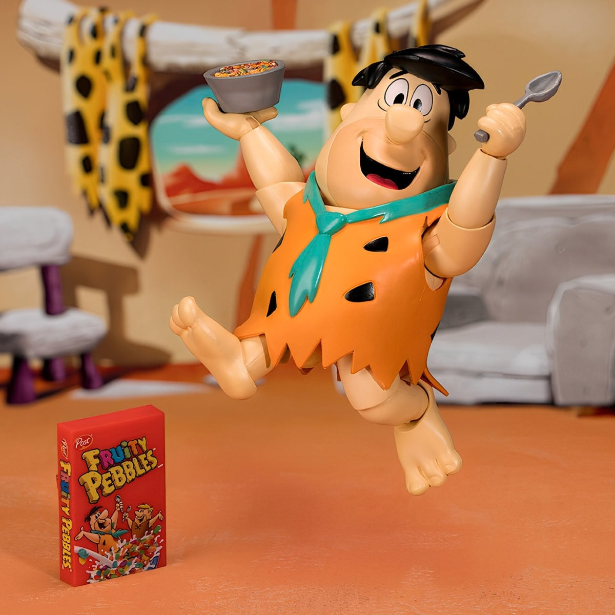 Jada Toys Fruity Pebbles Fred Flinstone 6-Inch Action Figure