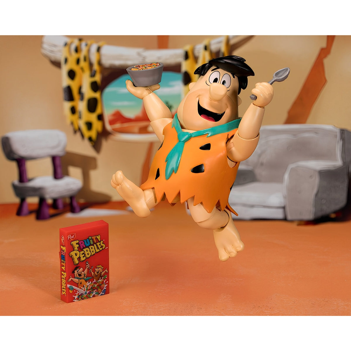 Jada Toys Fruity Pebbles Fred Flinstone 6-Inch Action Figure