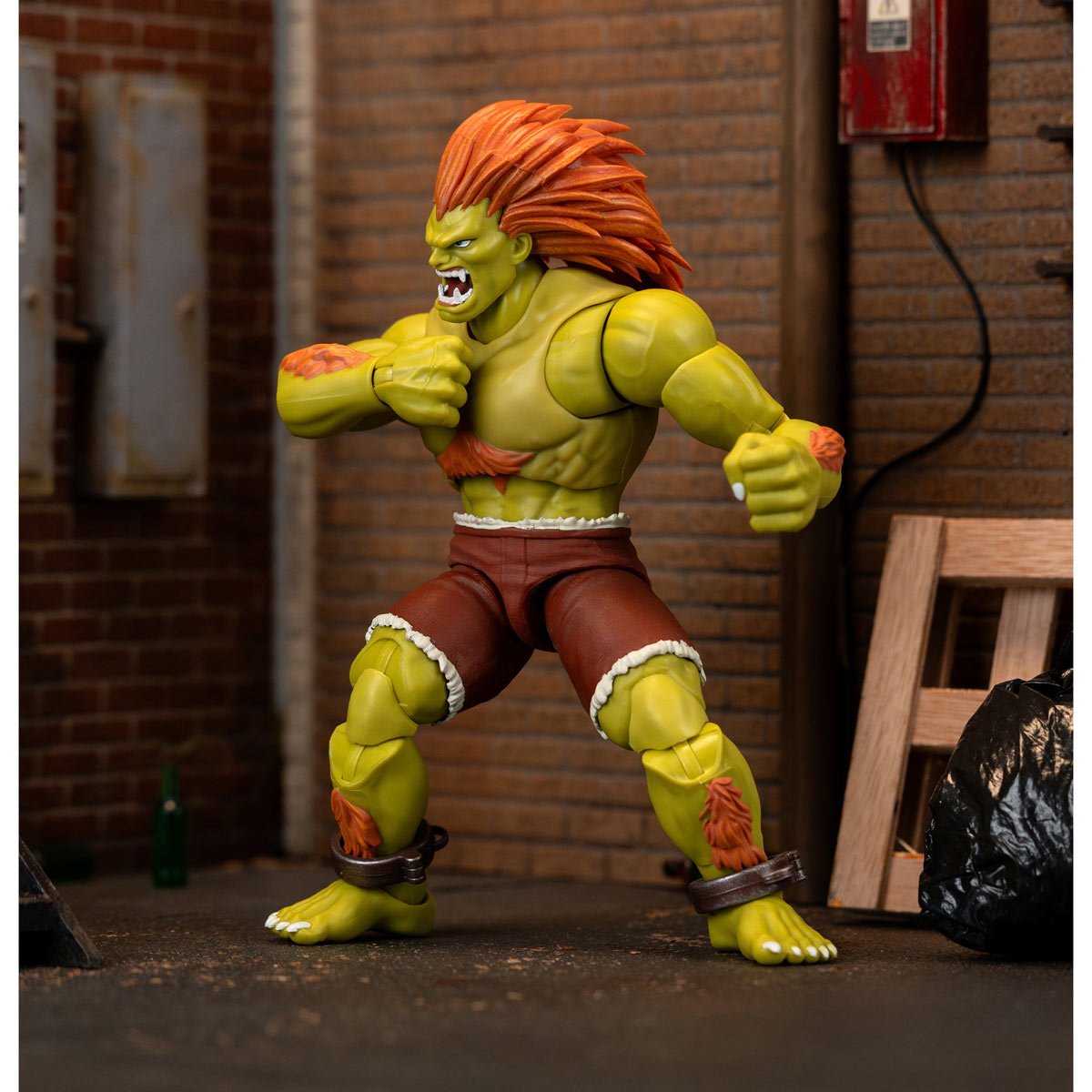 Jada Toys Ultra Street Fighter II Blanka 6-Inch Scale Deluxe Action Figure