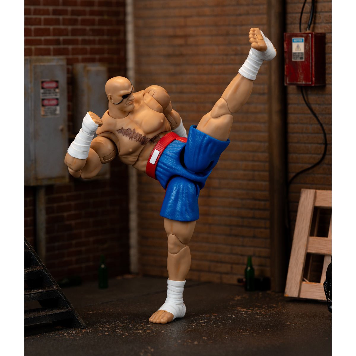 Jada Toys Ultra Street Fighter II Sagat 6-Inch Scale Deluxe Action Figure