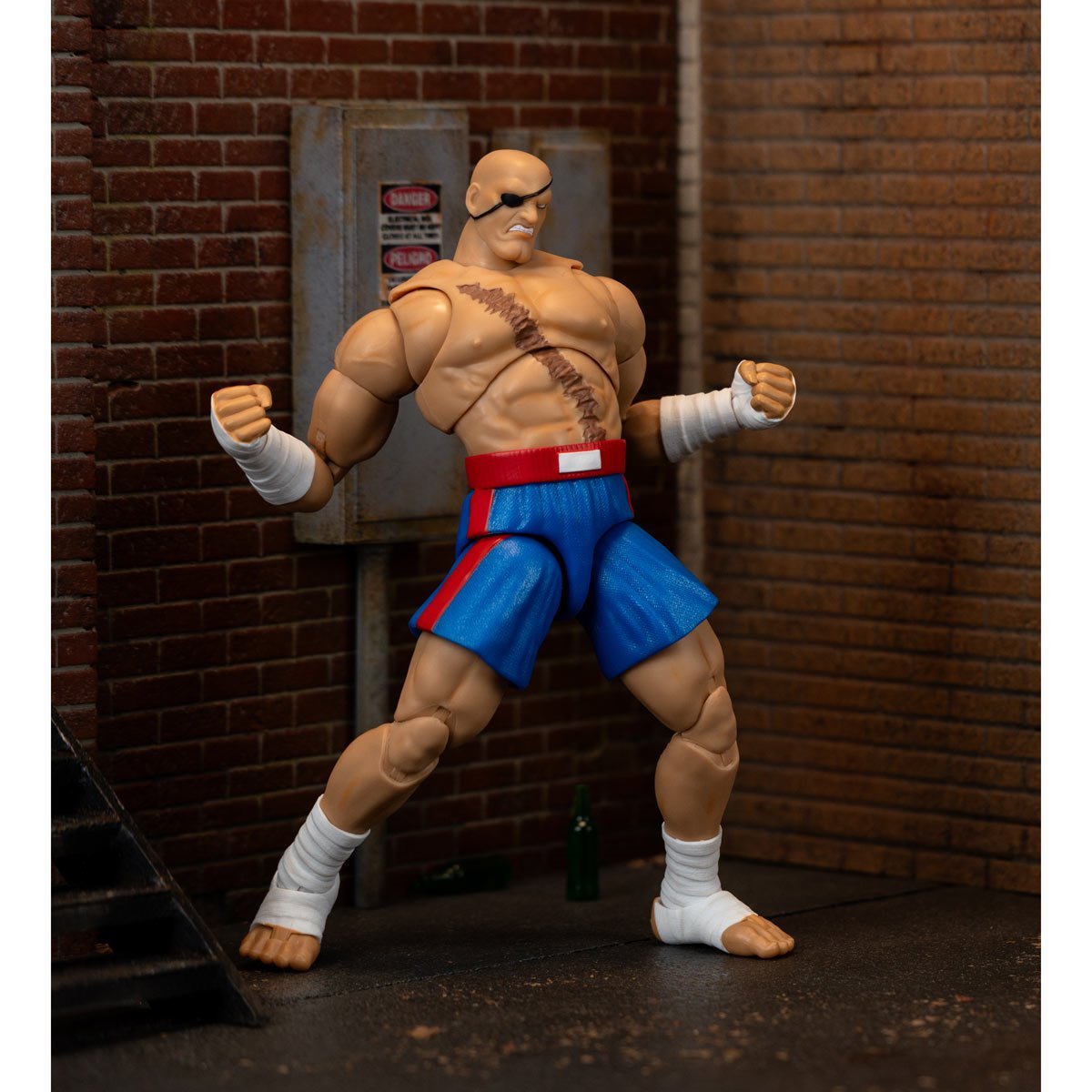 Jada Toys Ultra Street Fighter II Sagat 6-Inch Scale Deluxe Action Figure