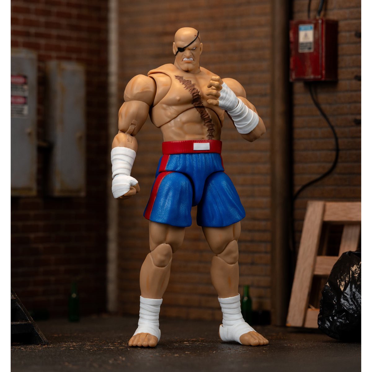 Jada Toys Ultra Street Fighter II Sagat 6-Inch Scale Deluxe Action Figure